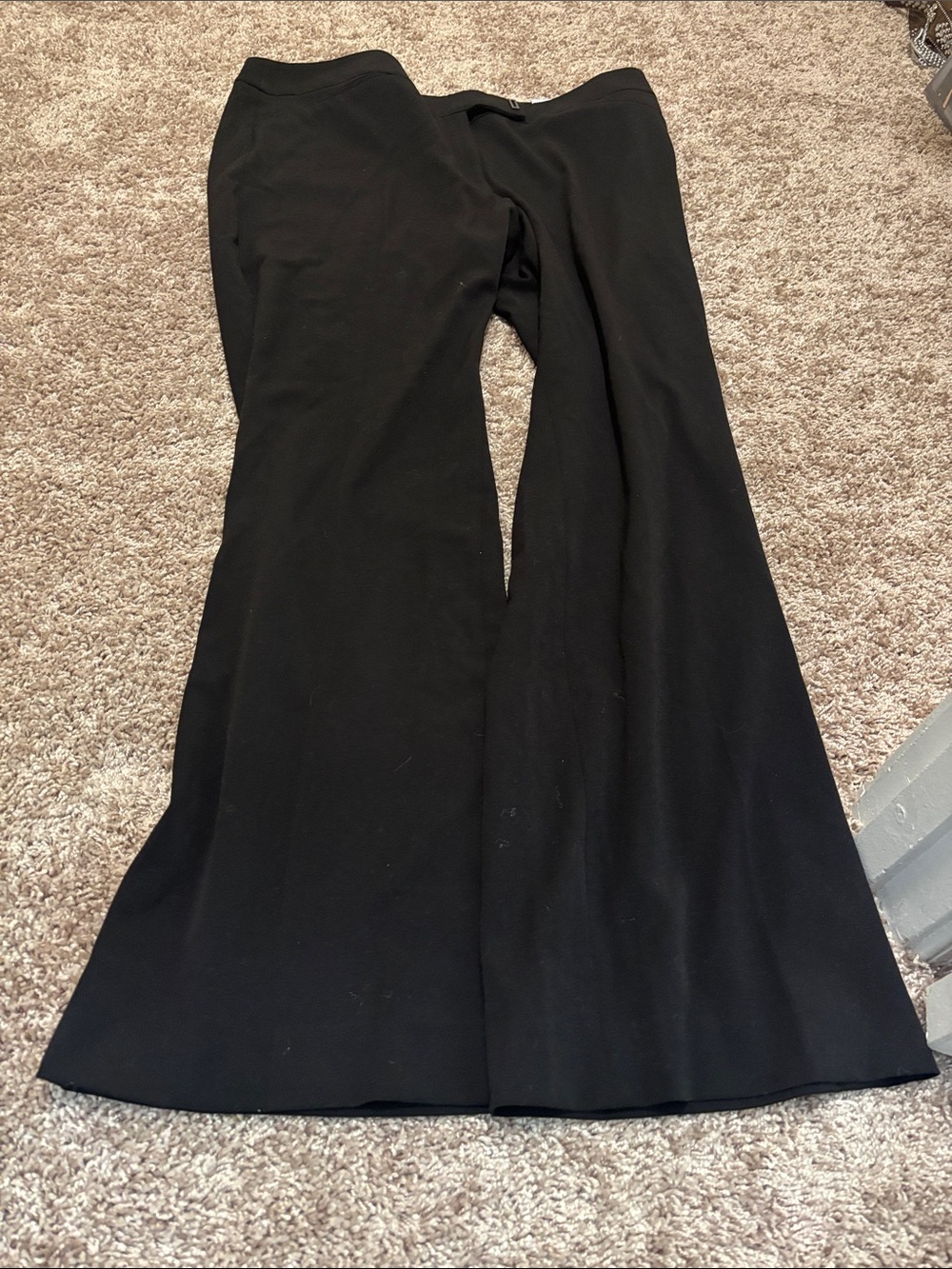 White House Black Market Black Boot-Cut Work Flare Pants Wide leg The Slim Boot